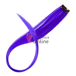 Extensie de par suvita simpla dreapta Vigurous de 50 cm cu clips SUV119 - 1137332 Mov Indigo